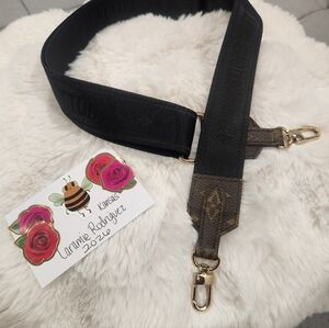 Black and Brown Adjustable Strap